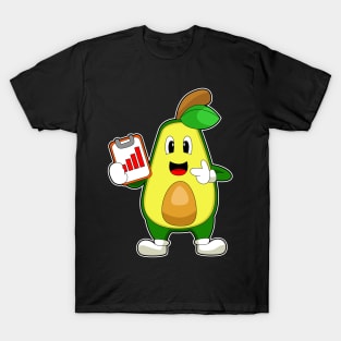 Avocado Secretary Graphic T-Shirt